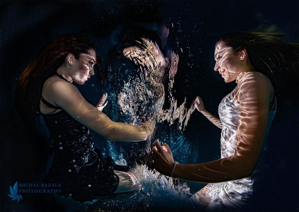 cosplayowa sesja zdjęciowa z charakteryzacją wodoodporną pod wodą